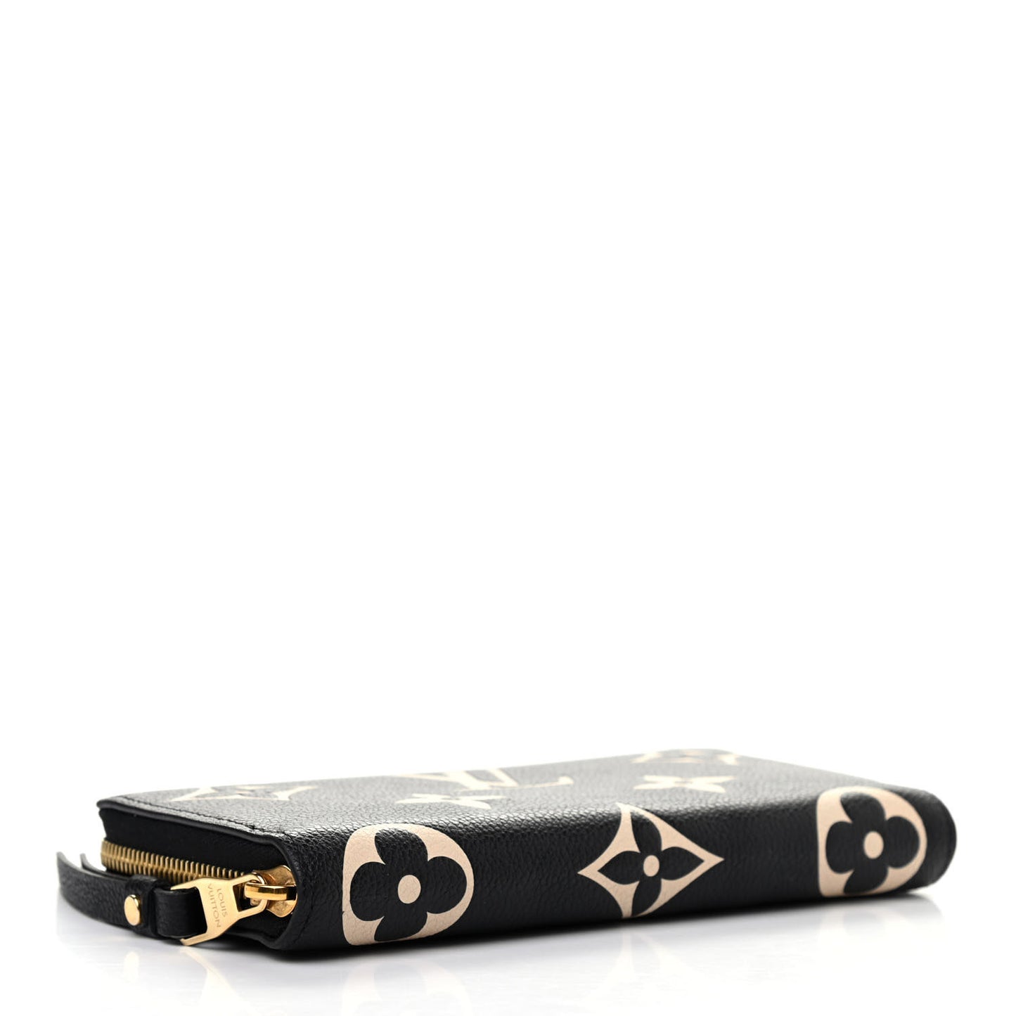 Empreinte Monogram Giant Zippy Wallet Black Beige