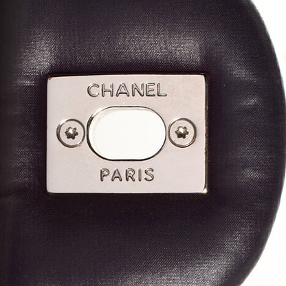 Chanel Nylon Quilted Tweed on Stitch Medium Bubble Flap Purple 7 of 9