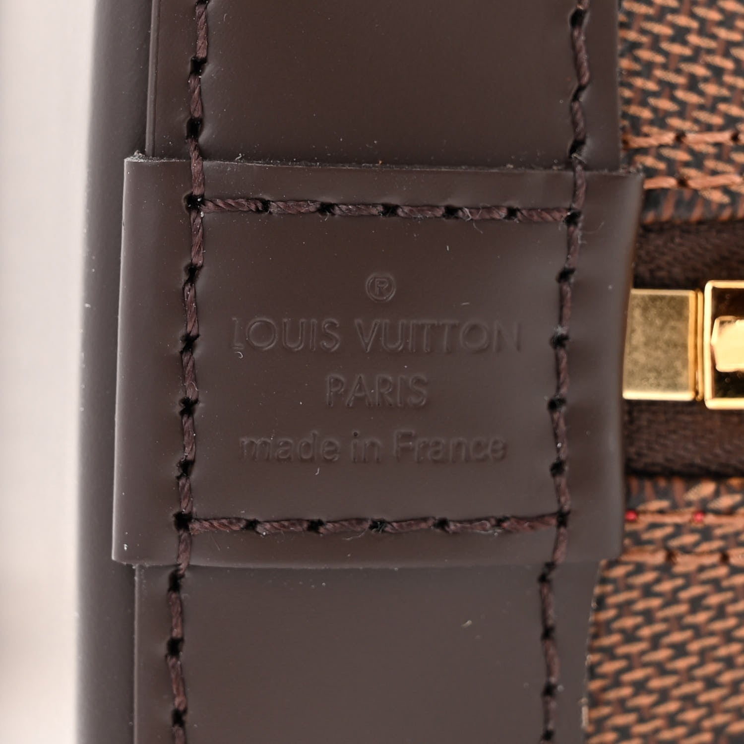 Louis Vuitton Damier Ebene Alma BB 6 of 9