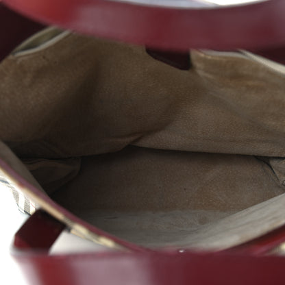 Burberry Haymarket Check Medium Tote Red 7 of 11