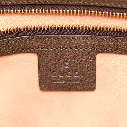 Gucci GG Supreme Monogram Web Medium Ophidia Boston Brown 6 of 10