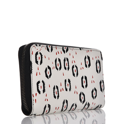 Louis Vuitton Calfskin Graphic Print Zippy Wallet 3 of 6