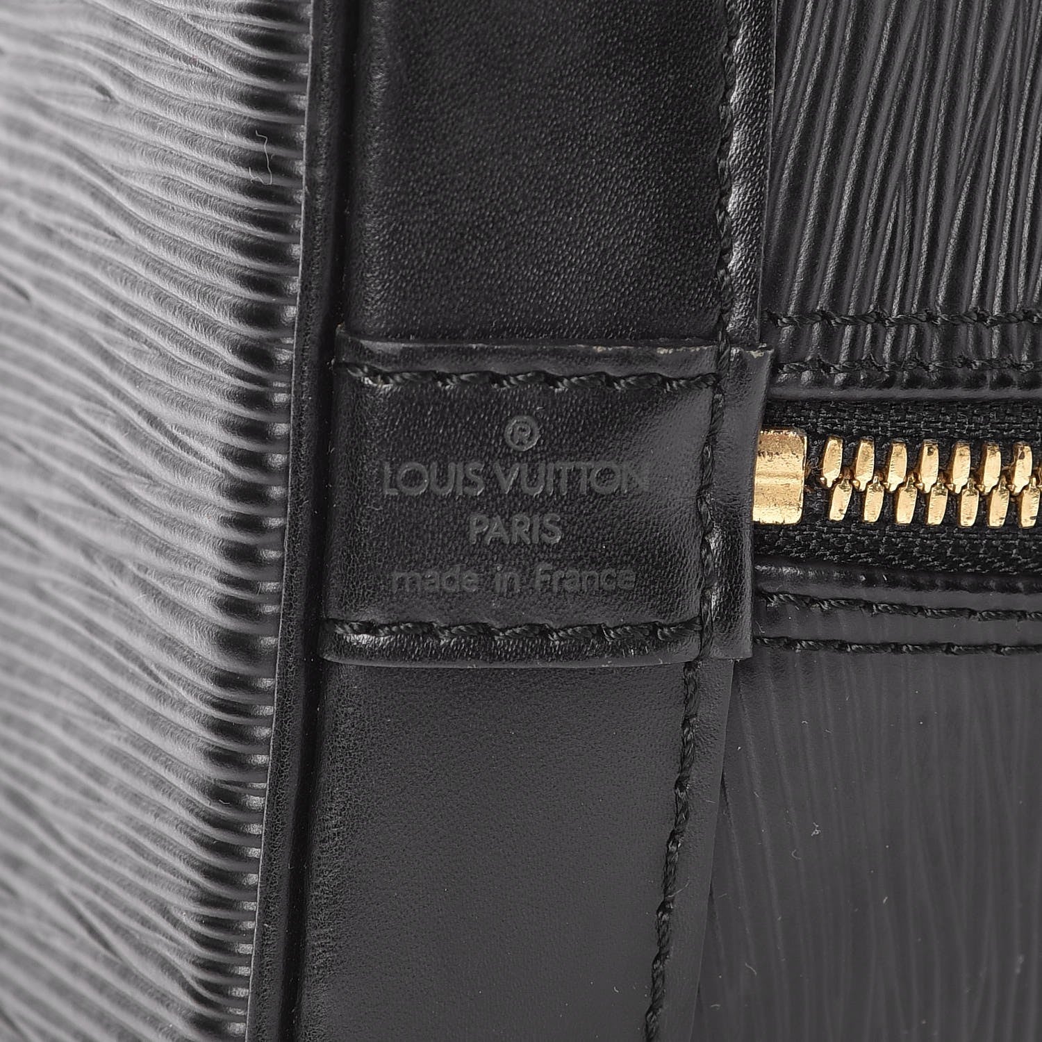 Louis Vuitton Epi Alma PM Black 5 of 13