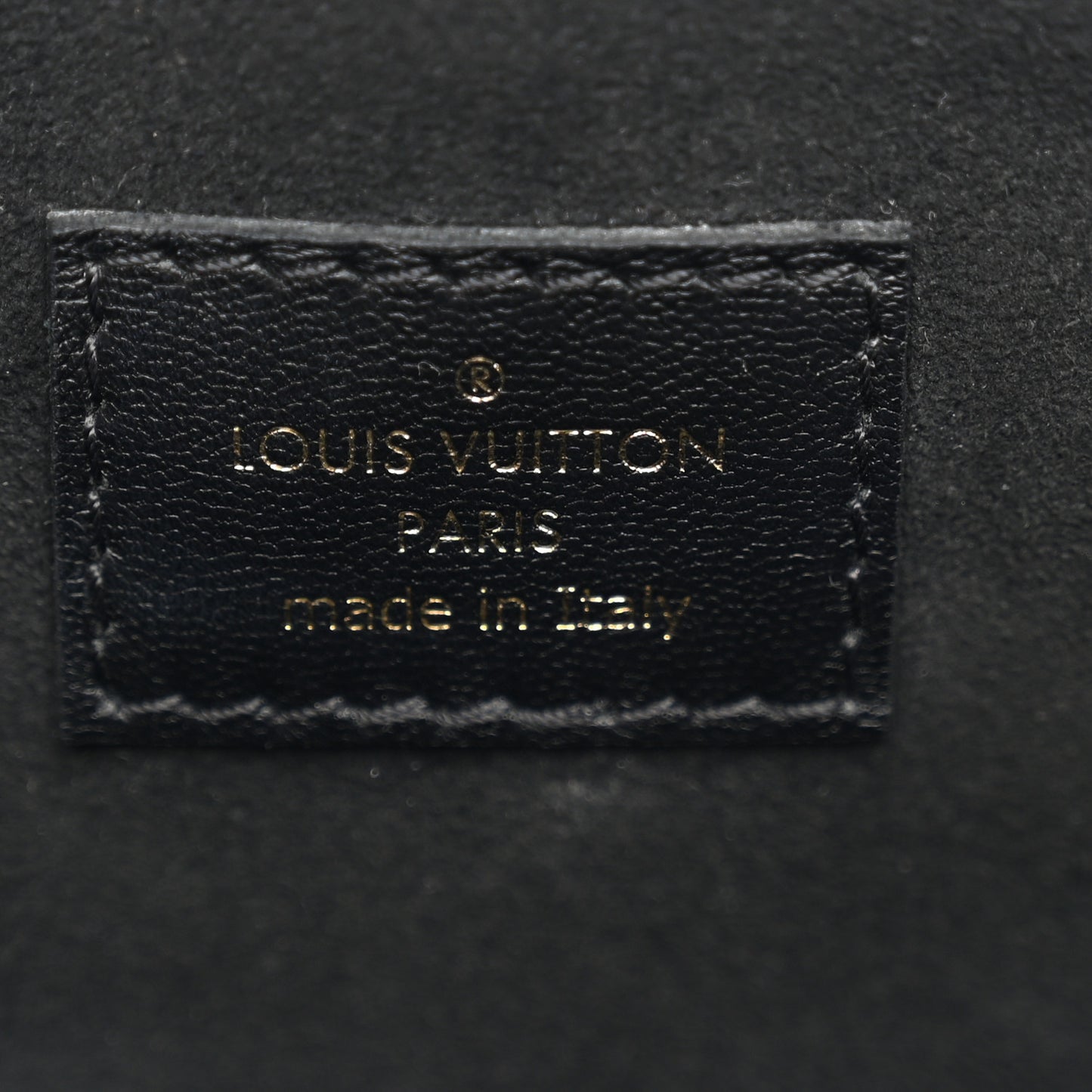 Patent Embossed Monogram Coussin PM Green Black
