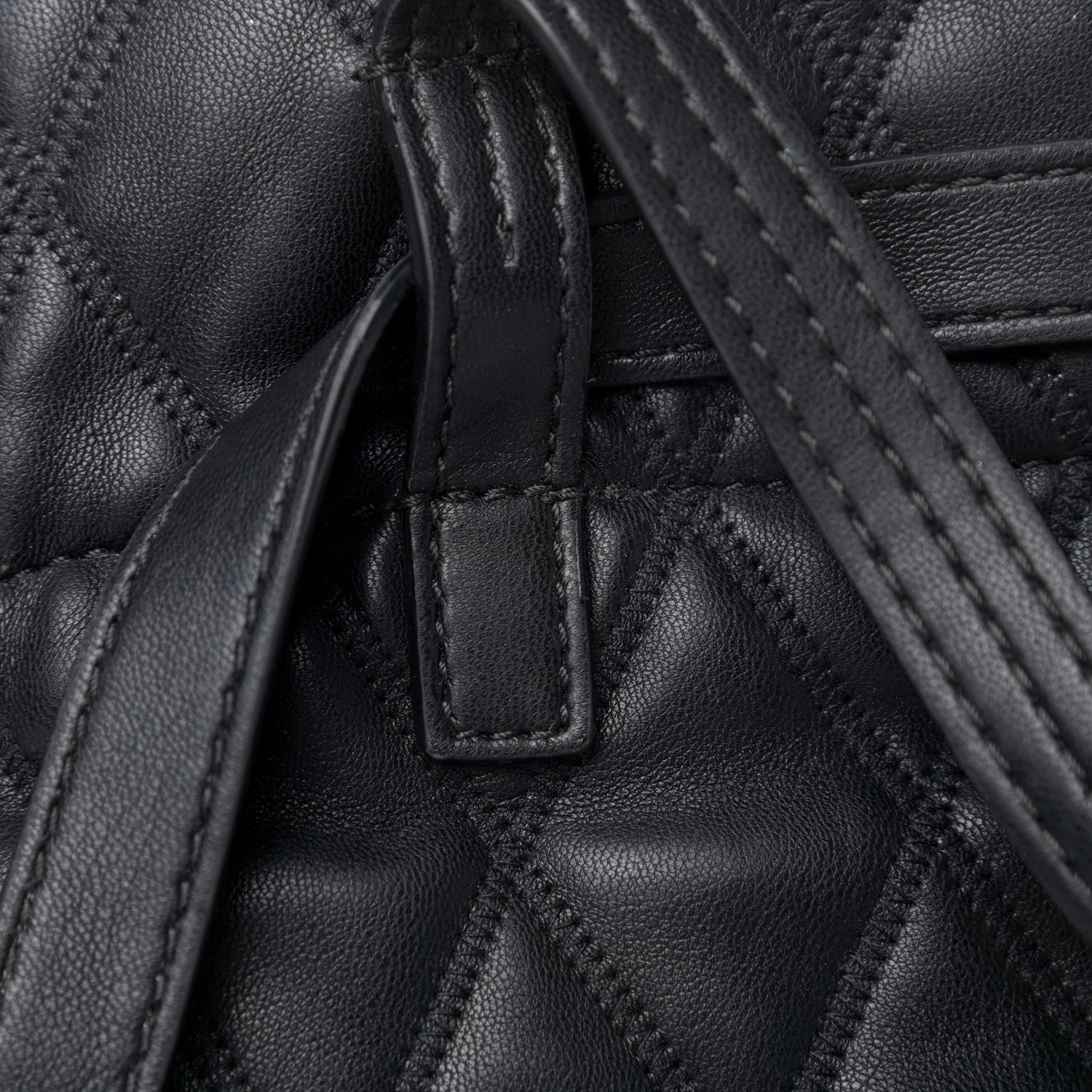 Givenchy Rubberized Canvas Quilted Duo Backpack Black 5 of 7