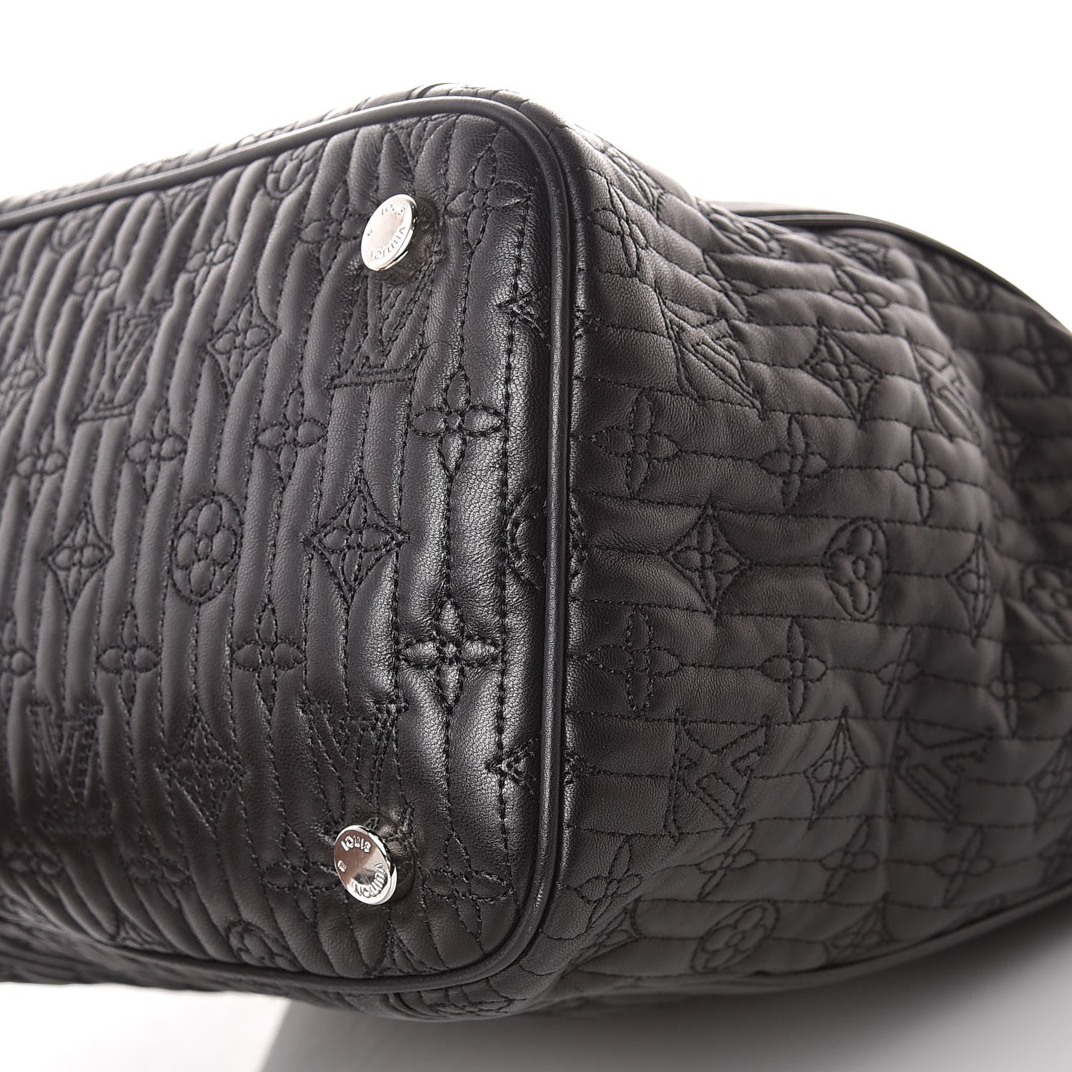 Louis Vuitton Monogram Lambskin Antheia Ixia MM Black 10 of 10