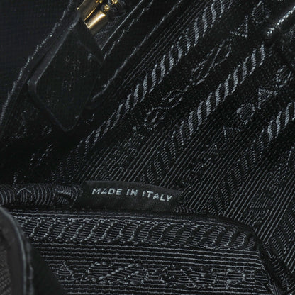 Prada Saffiano Lux Double Zip Medium Tote Nero Black 12 of 12