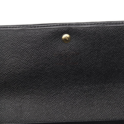 Louis Vuitton Epi Porte Tresor Etui Papiers Wallet Black 6 of 11