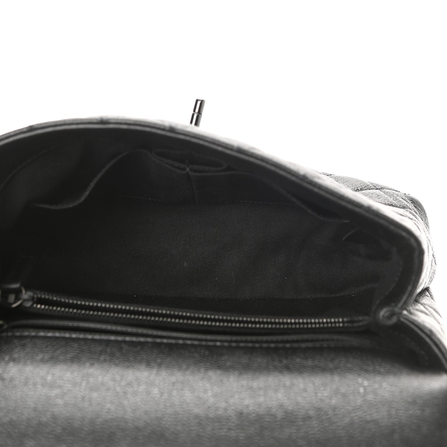 Chanel Caviar Quilted Small Coco Handle Flap So Black 5 of 10