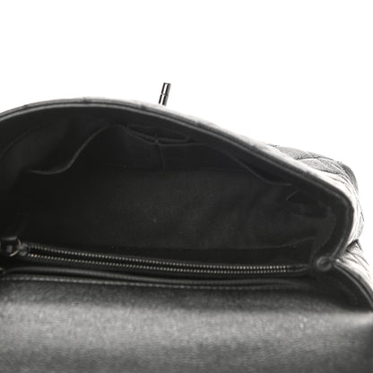 Chanel Caviar Quilted Small Coco Handle Flap So Black 5 of 10