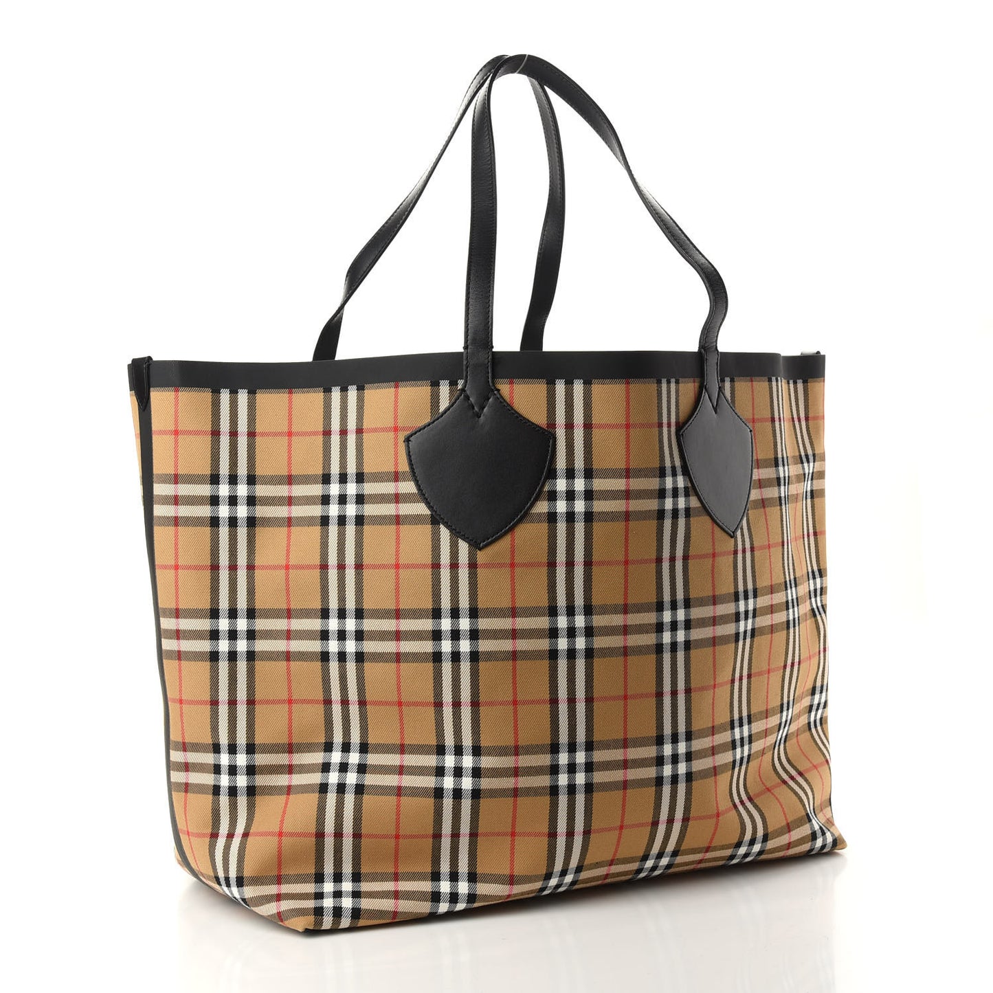 Vintage Check Medium The Giant Reversible Tote Antique Yellow