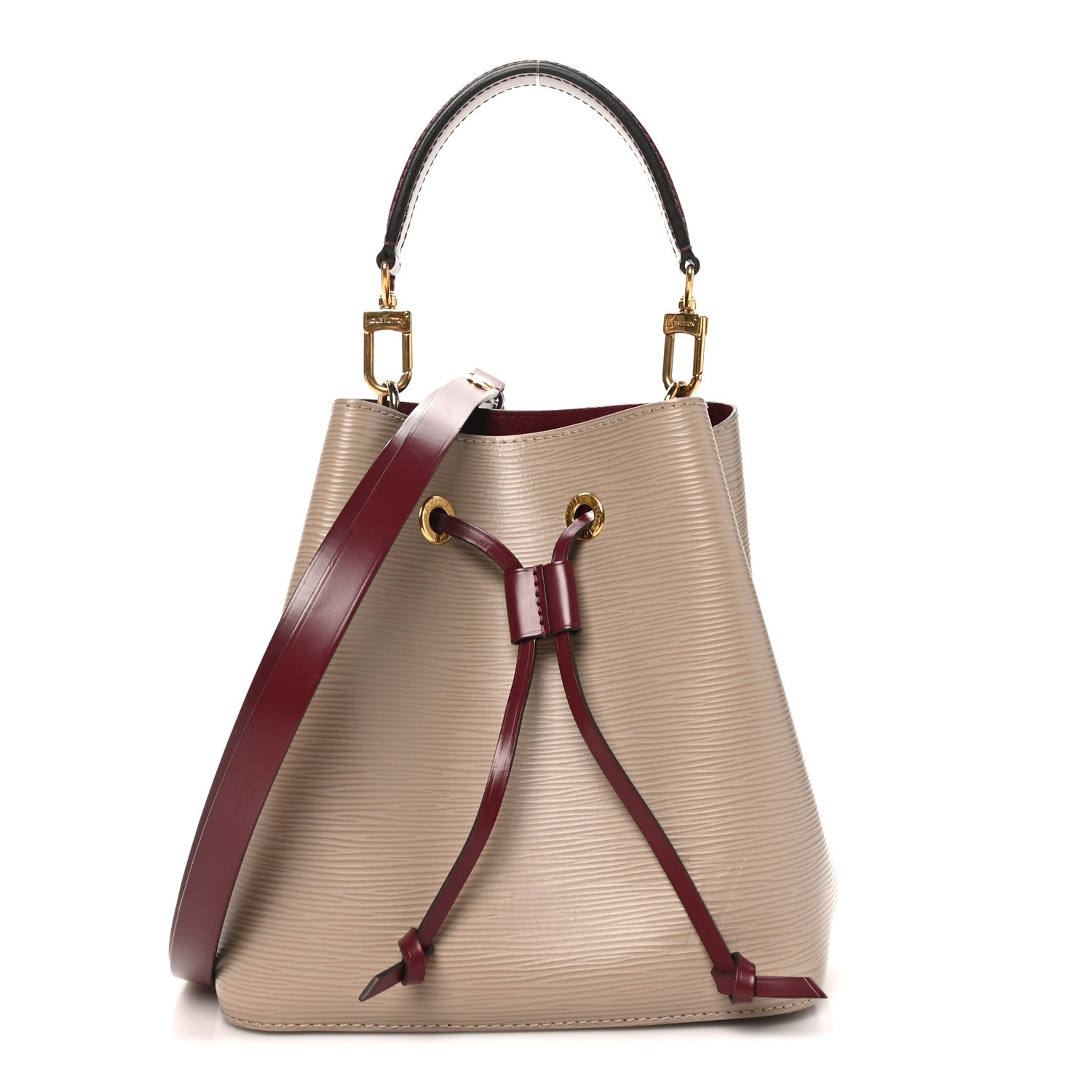 Louis Vuitton Epi Neonoe BB Galet Grenat 1 of 9