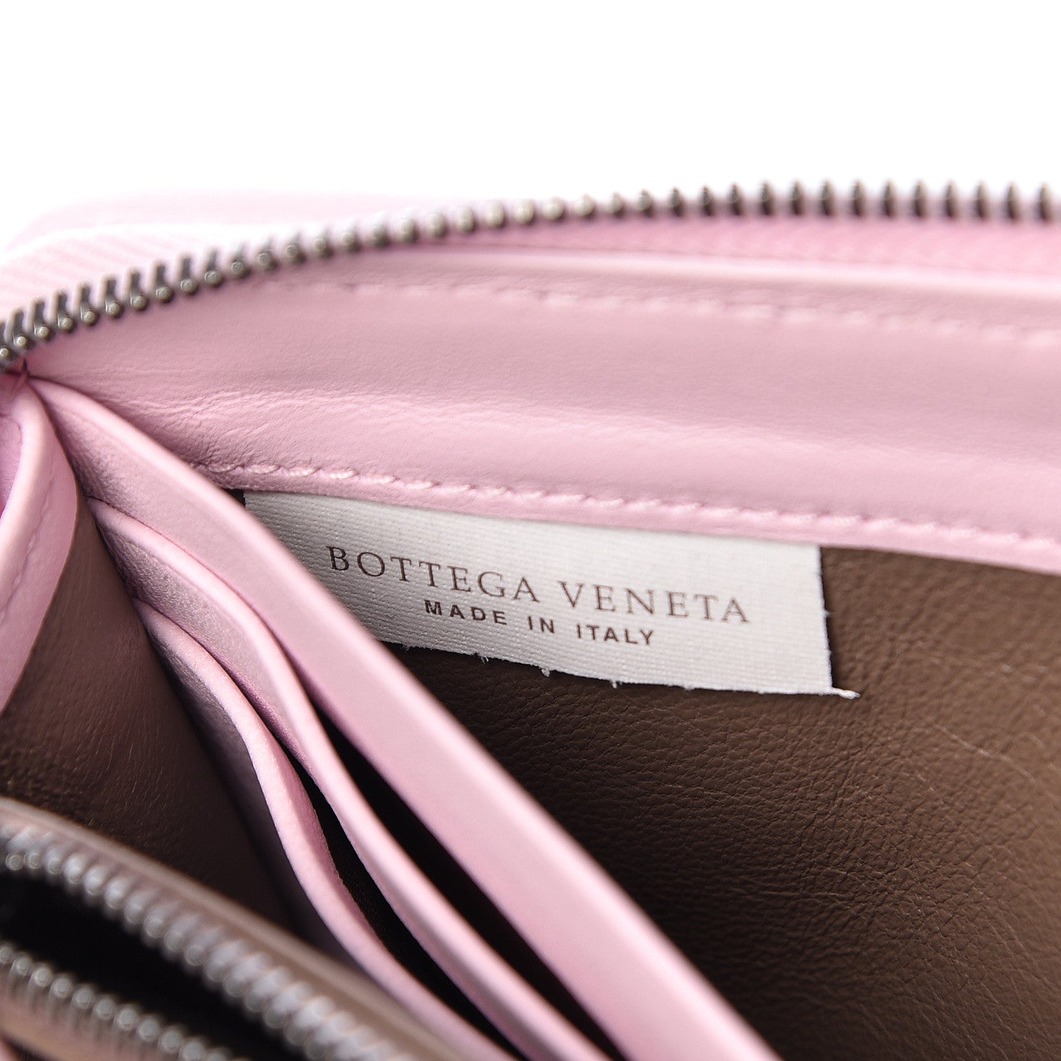 Bottega Veneta Nappa Intrecciato Zip Around Wallet Dragee 7 of 9