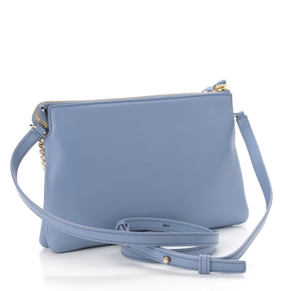 Chloe Supple Lambskin Small Faye Soft Zippered Shoulder Bag Gentle Blue 3 of 11