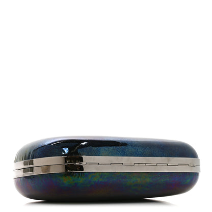 Alexander McQueen Patent Skull Knuckle Oil Slick Duster Box Clutch Multicolor 4 of 8