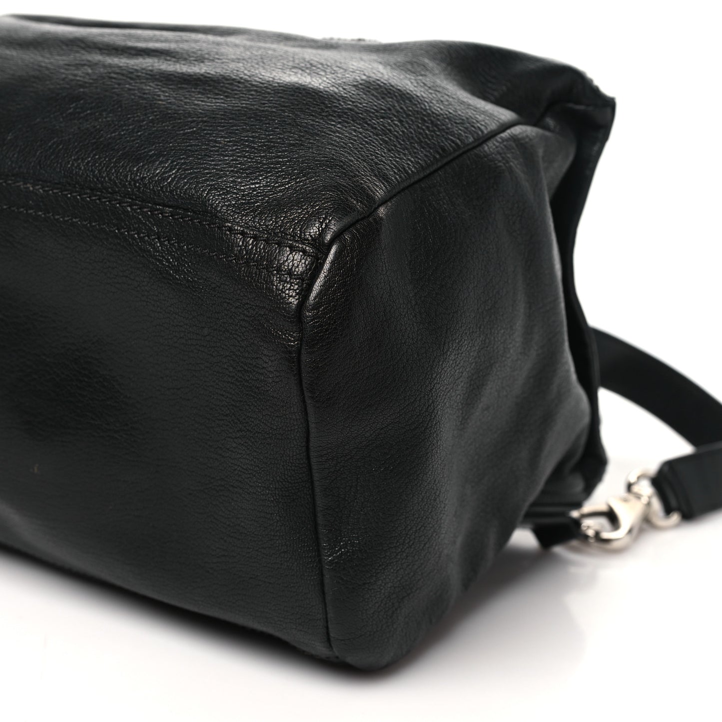 Sugar Goatskin Small Pandora Black