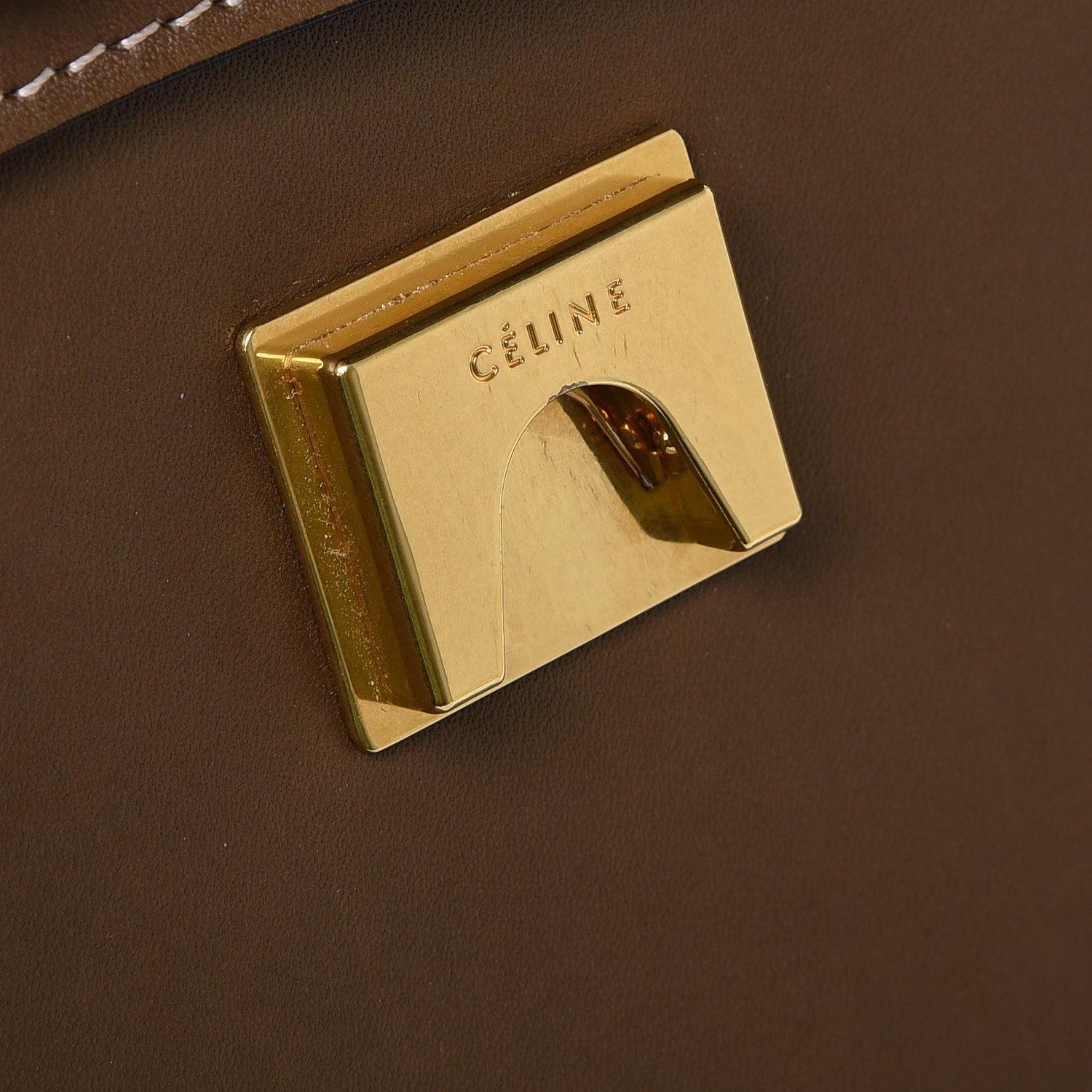 Celine Natural Calfskin Small Belt Bag Khaki 8 of 9