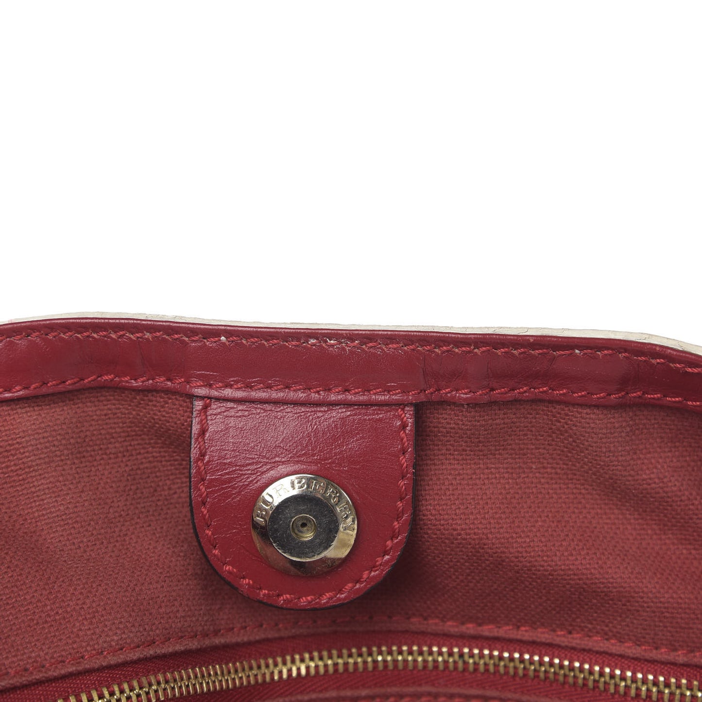 Grainy Calfskin Tote Red