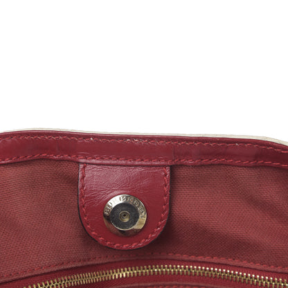 Burberry Grainy Calfskin Tote Red 8 of 17