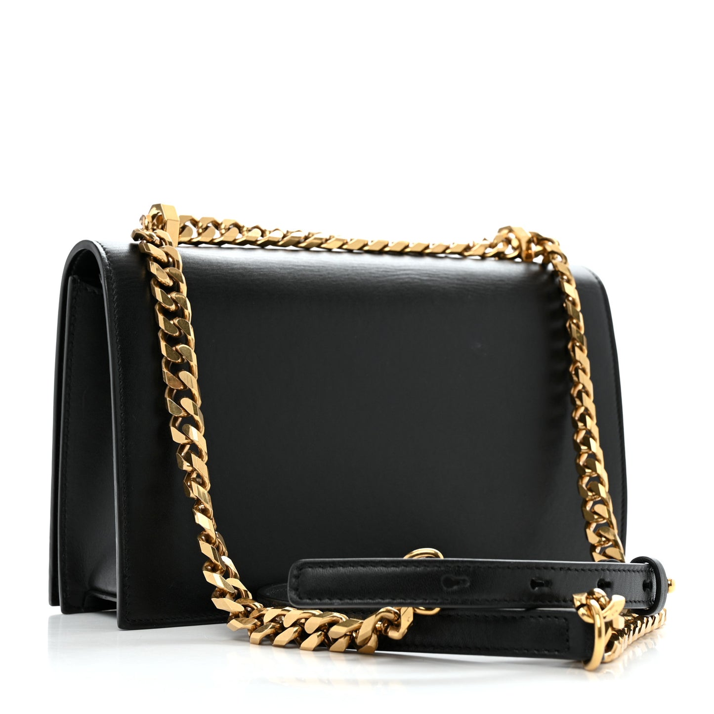 Calfskin Knuckle Crossbody Black