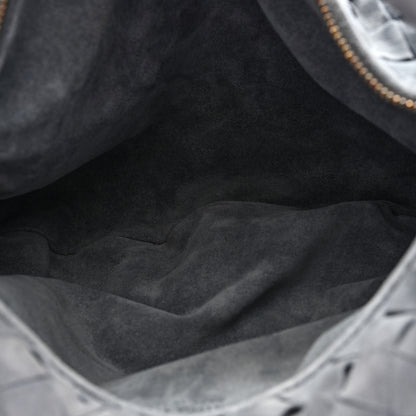 Bottega Veneta Suede Calfskin Intrecciato Teen Jodie Hobo Thunder 5 of 9