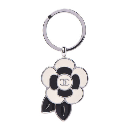 Chanel Enamel Camellia Key Chain 1 of 4