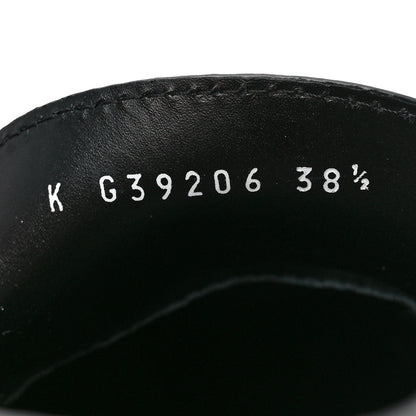 Chanel Calfskin CC Platform Loafers 38.5 Black 9 of 9
