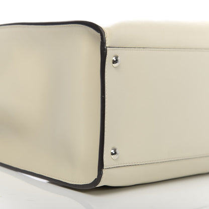 Fendi Vitello Seta Century Large Peekaboo X-Lite Latte Balena 8 of 10
