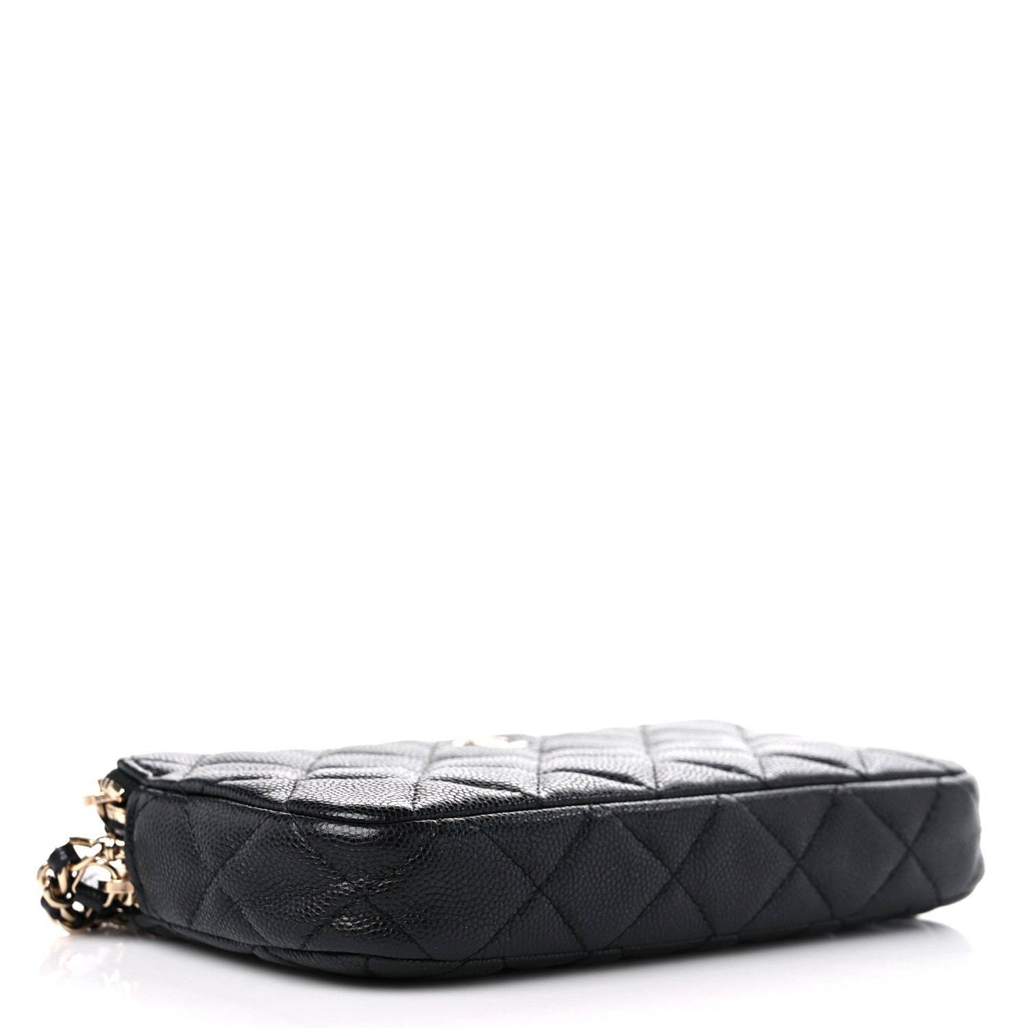 Chanel Caviar Quilted Small Clutch With Chain Black 4 of 13