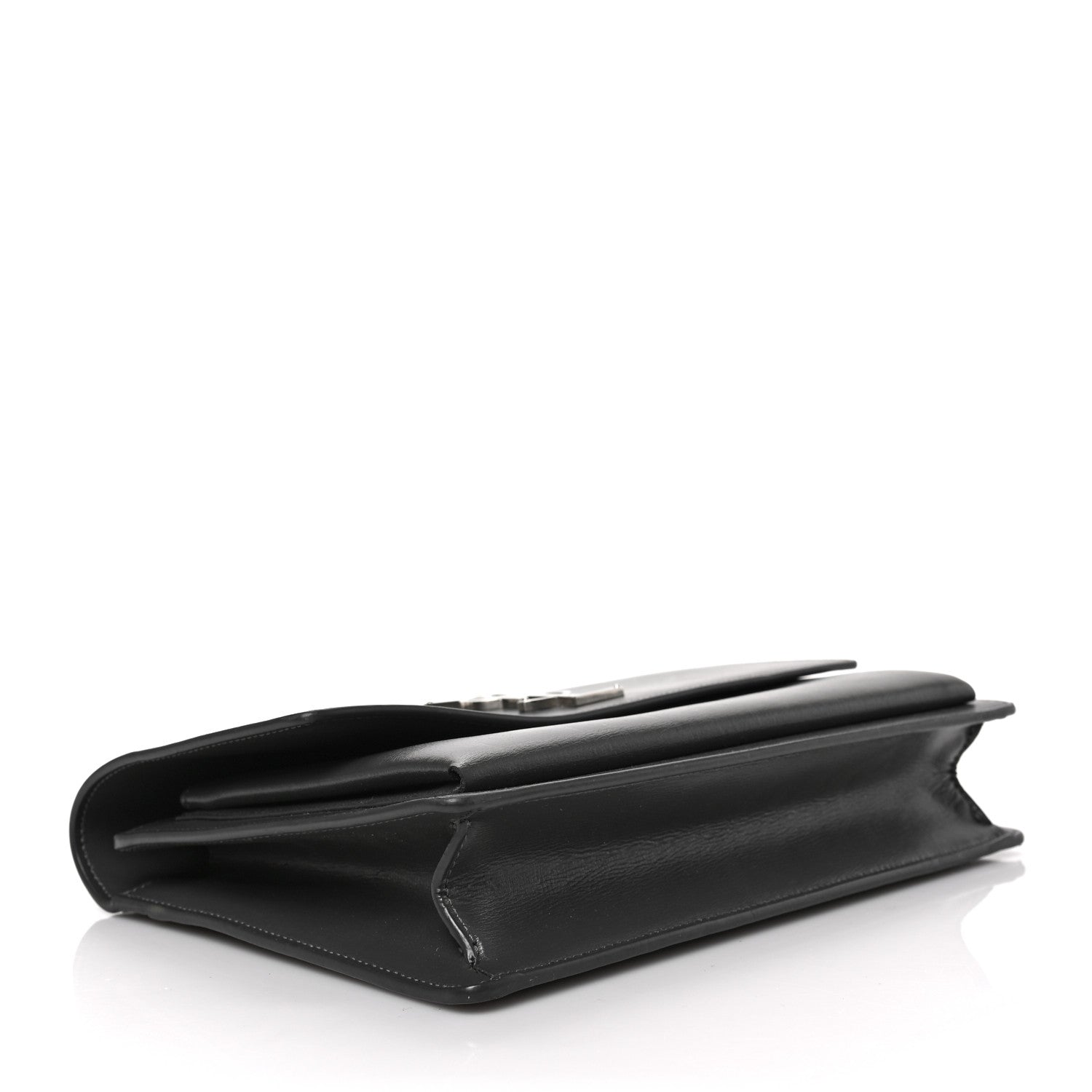 Saint Laurent Smooth Calfskin Medium Monogram Sunset Satchel Anthracite 4 of 9