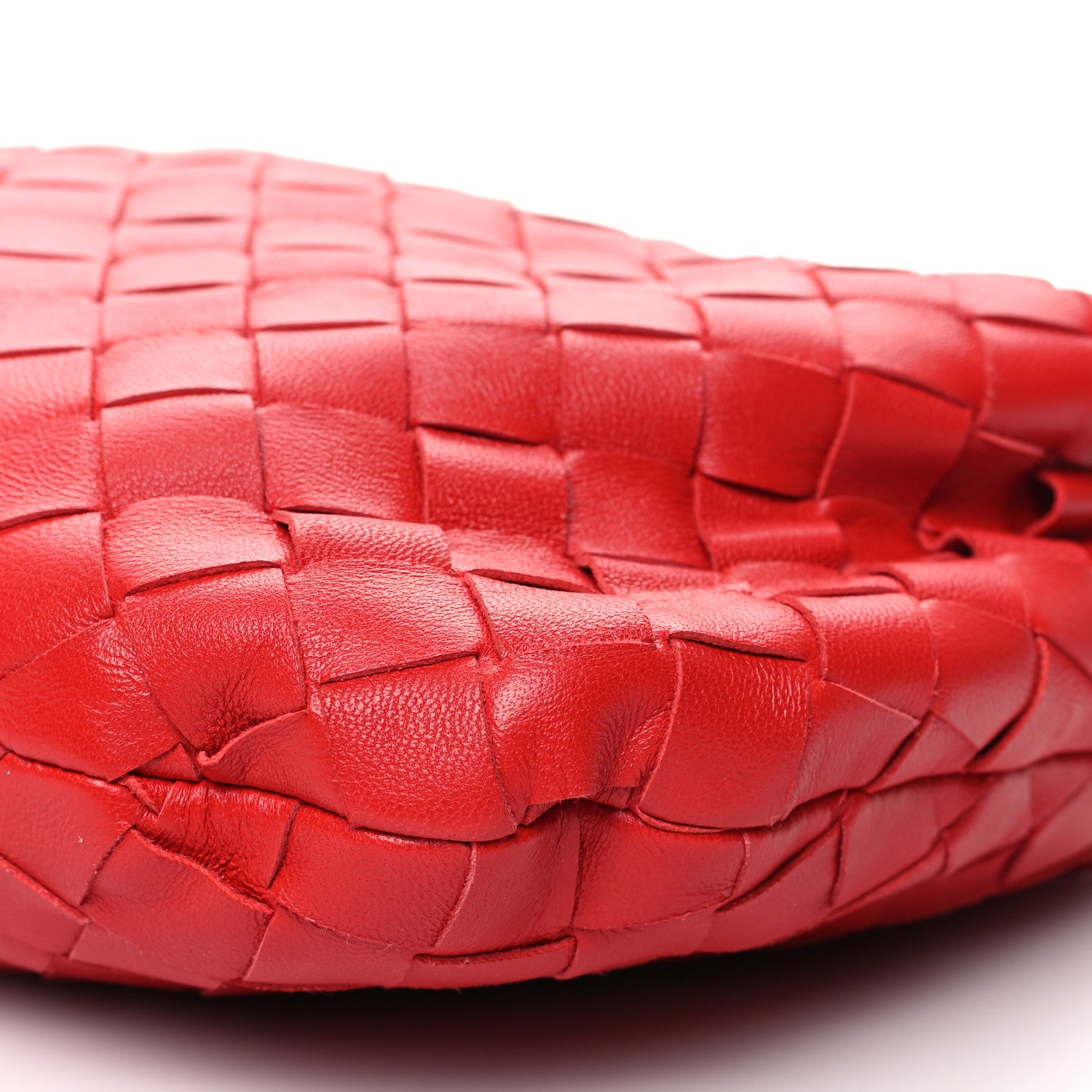 Bottega Veneta Nappa Intrecciato Mini Jodie Red 9 of 11