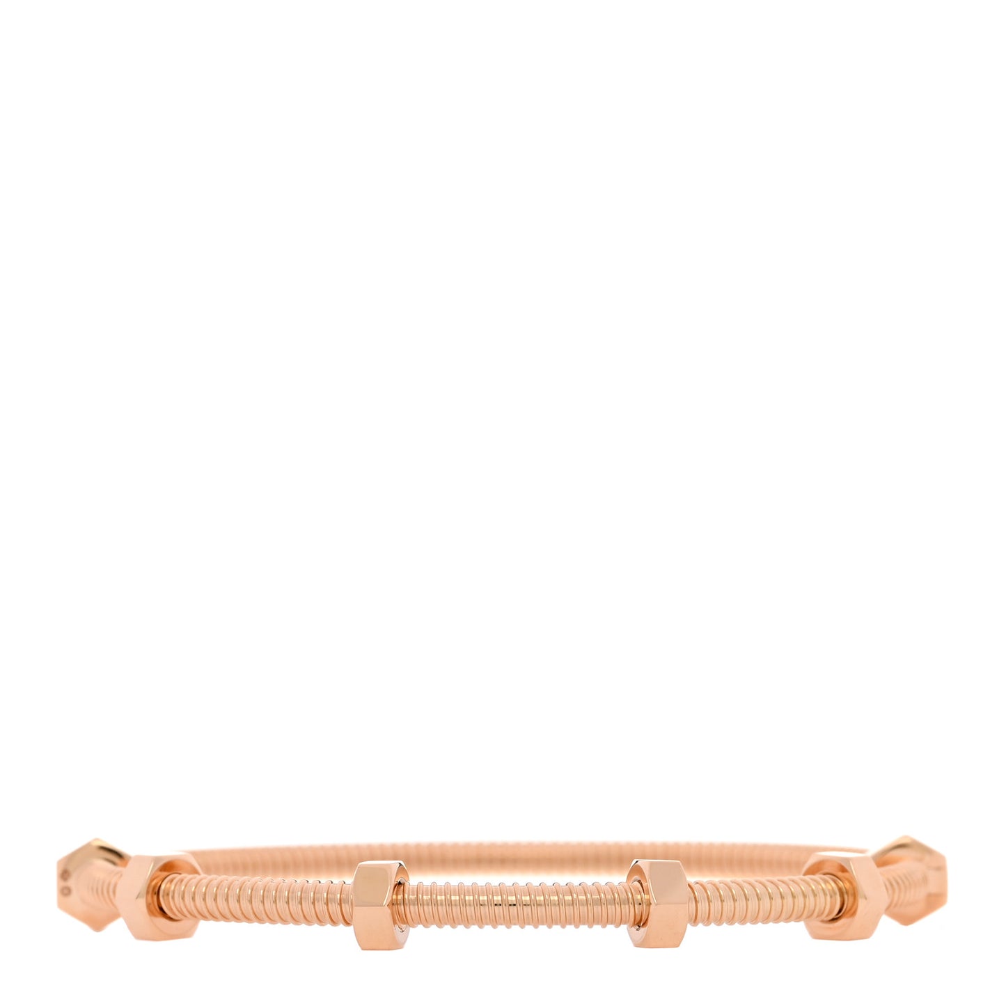 18K Pink Gold Ecrou de Cartier Bracelet 17