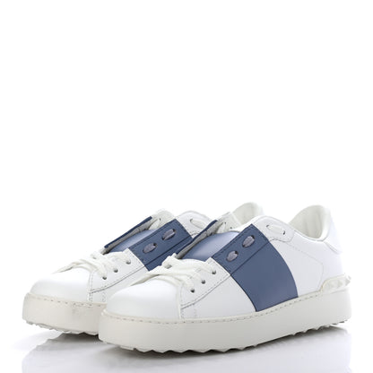 Valentino Garavani Calfskin Womens Rockstud Open Sneakers 36 White Niagara 3 of 8