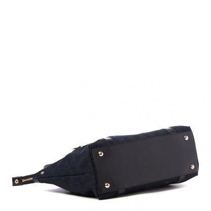 Gucci Monogram Medium Abbey Tote Black 3 of 8