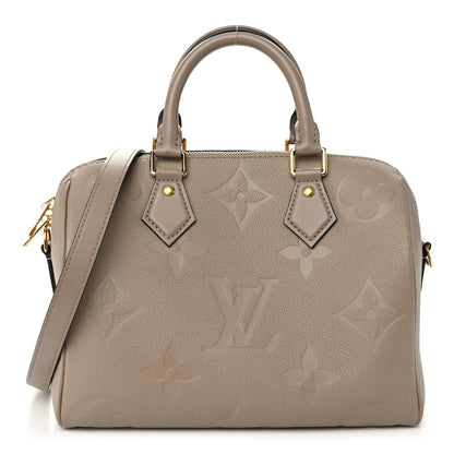 Louis Vuitton Empreinte Monogram Giant Speedy Bandouliere 25 Tourterelle 1 of 9
