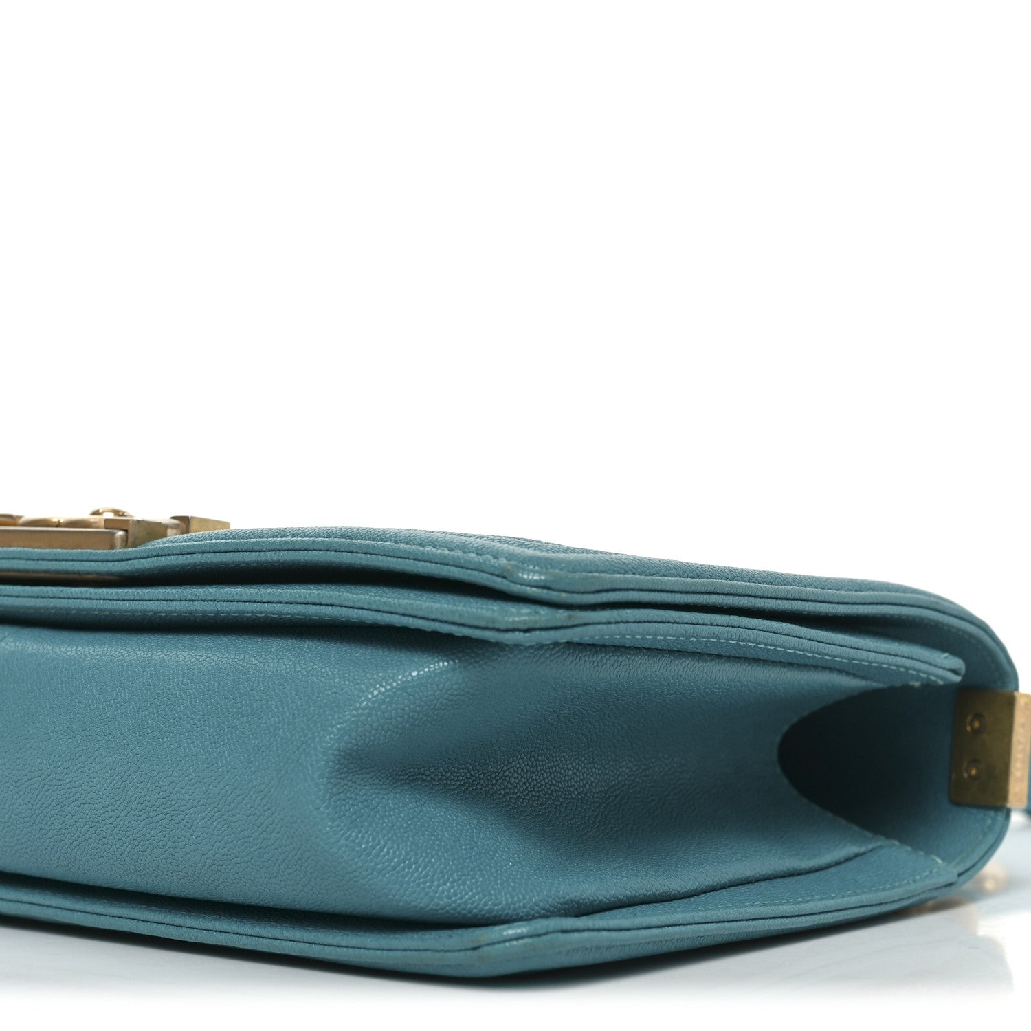 Chanel Caviar Quilted Medium Boy Flap Turquoise 10 of 10