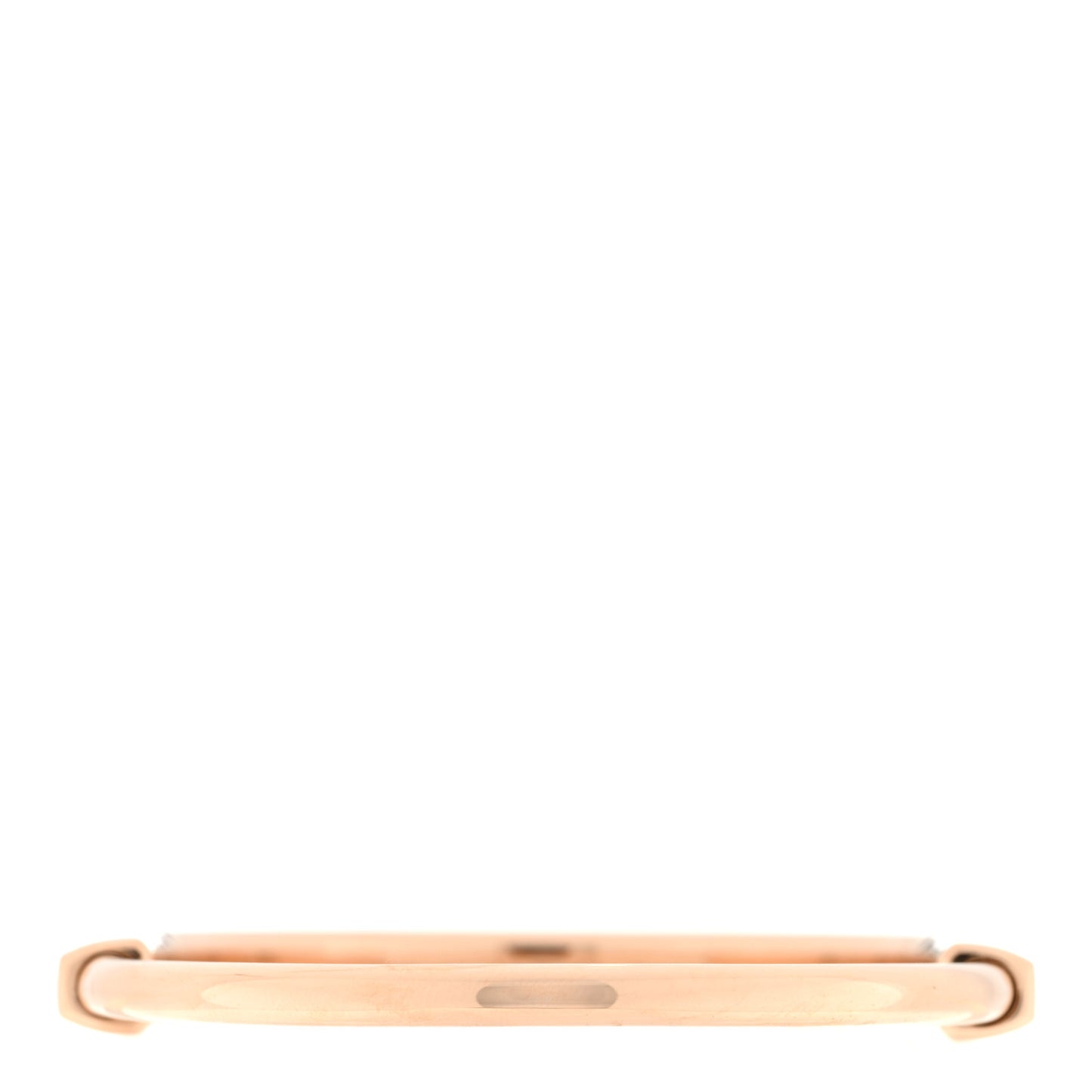 18K Rose Gold Diamond Tiffany Lock Bangle Bracelet