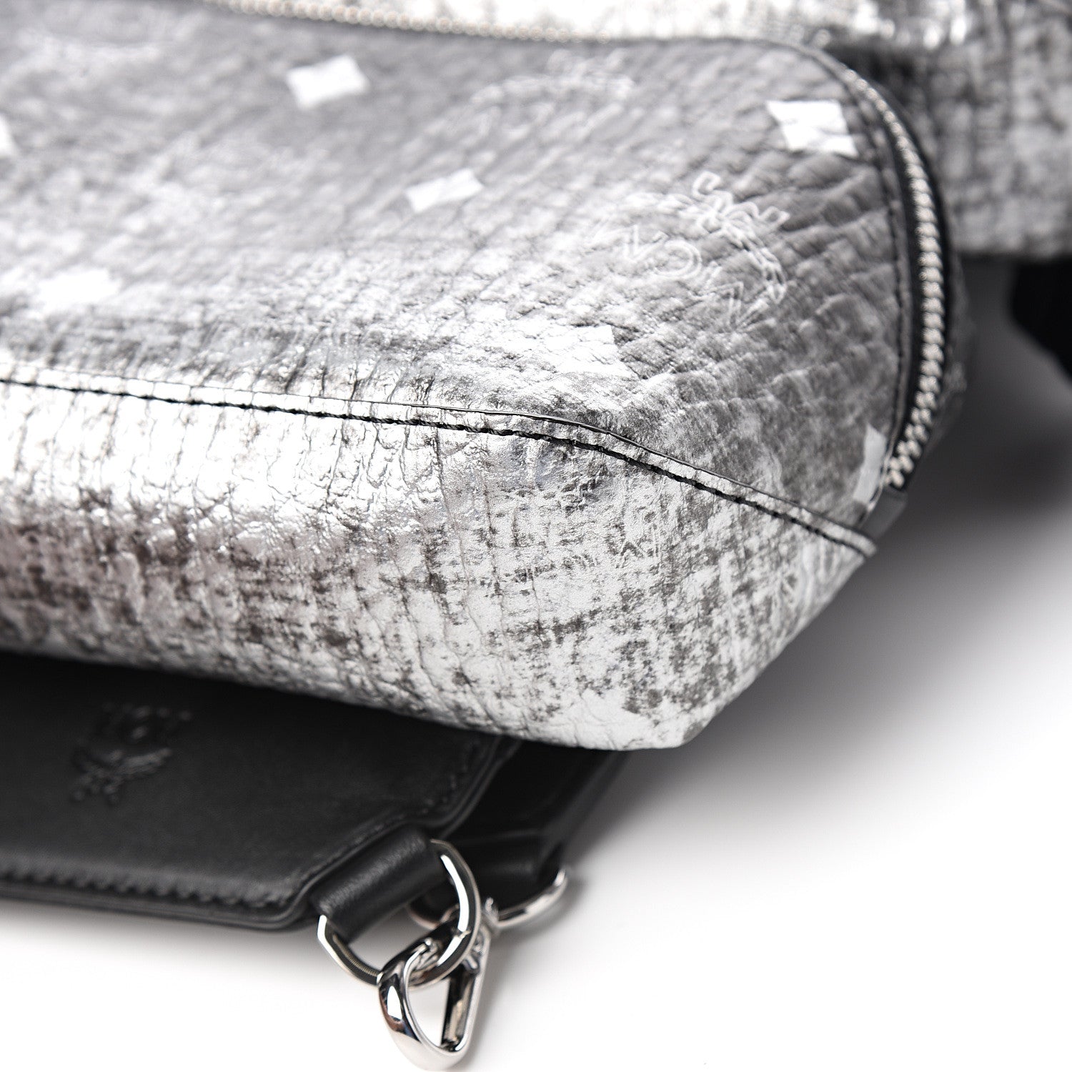 MCM Gradation Visetos Trey 4-in-1 Sling Backpack Silver 7 of 13