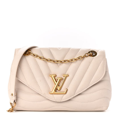 Louis Vuitton Calfskin LV New Wave Chain Bag Ivory 1 of 10