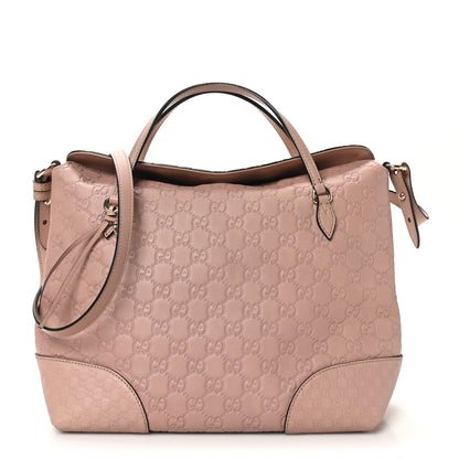 Gucci Guccissima Medium Bree Foldover Tote Soft Pink 1 of 10