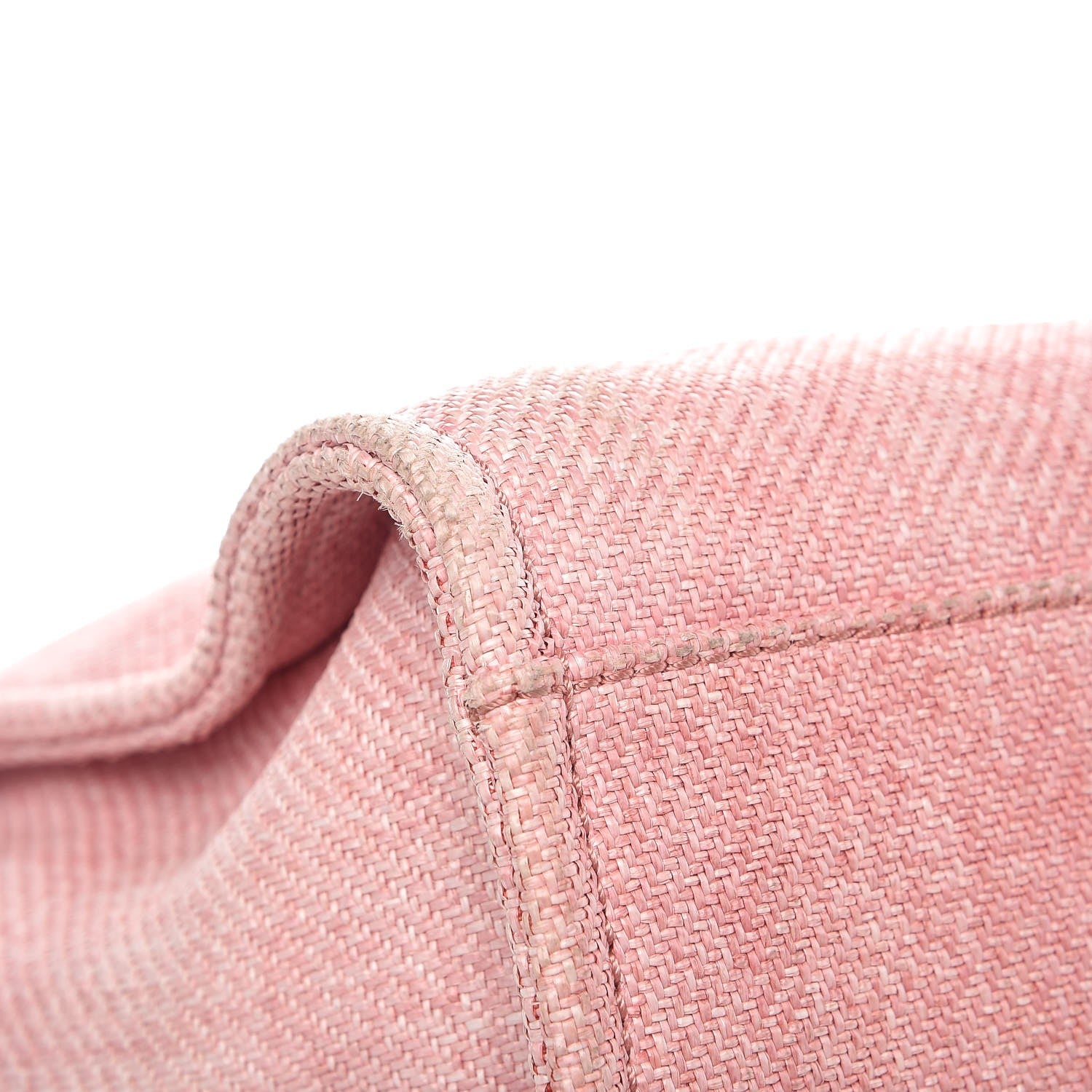 Chanel Canvas Large Deauville Tote Pink 9 of 14