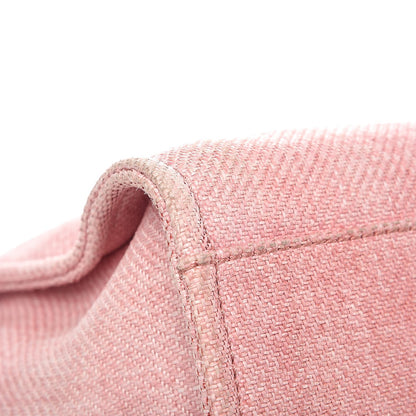 Chanel Canvas Large Deauville Tote Pink 9 of 14