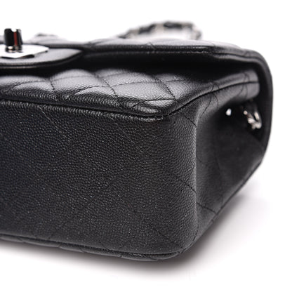 Chanel Iridescent Caviar Quilted Mini Rectangular Flap Black 8 of 10