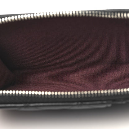 Chanel Lambskin Quilted Zip Card Holder Black 5 of 7