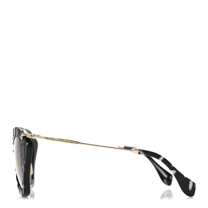 Miu Miu Acetate Cat Eye Sunglasses SMU10N Black 2 of 7
