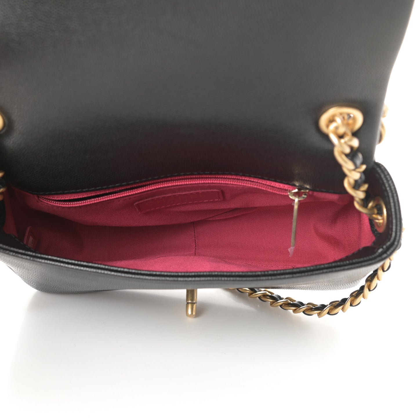 Caviar Quilted Small Fashion Therapy Flap Bag Black