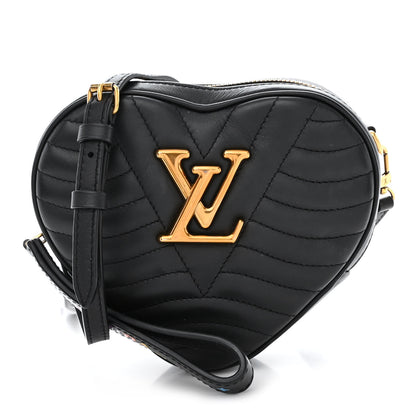 Louis Vuitton Calfskin New Wave Heart Bag Black 1 of 11
