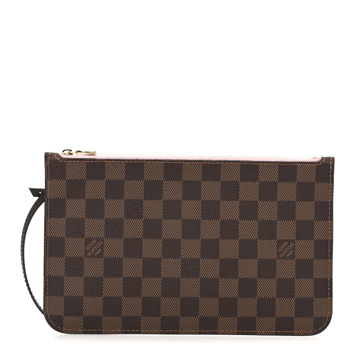 Louis Vuitton Damier Ebene Neverfull MM GM Pochette Rose Ballerine 1 of 7
