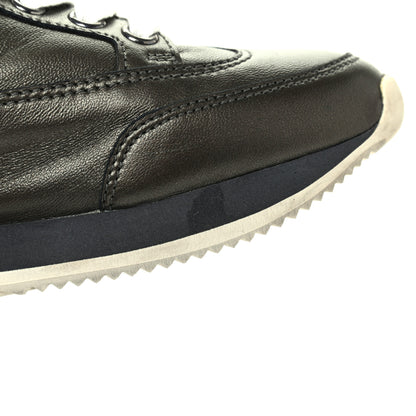 Hermes Metallic Nappa Womens Trail Sneakers 36 Black 9 of 13