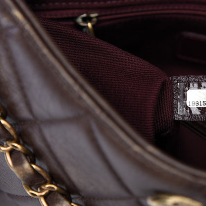 Chanel Calfskin Quilted Into The Fringe Hobo Brown 6 of 10